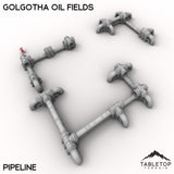 Tabletop Terrain Terrain 28/32mm / Pipeline Golgotha Oil Fields