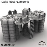 Tabletop Terrain Terrain 28/32mm / Platform C Hades Ridge Platforms