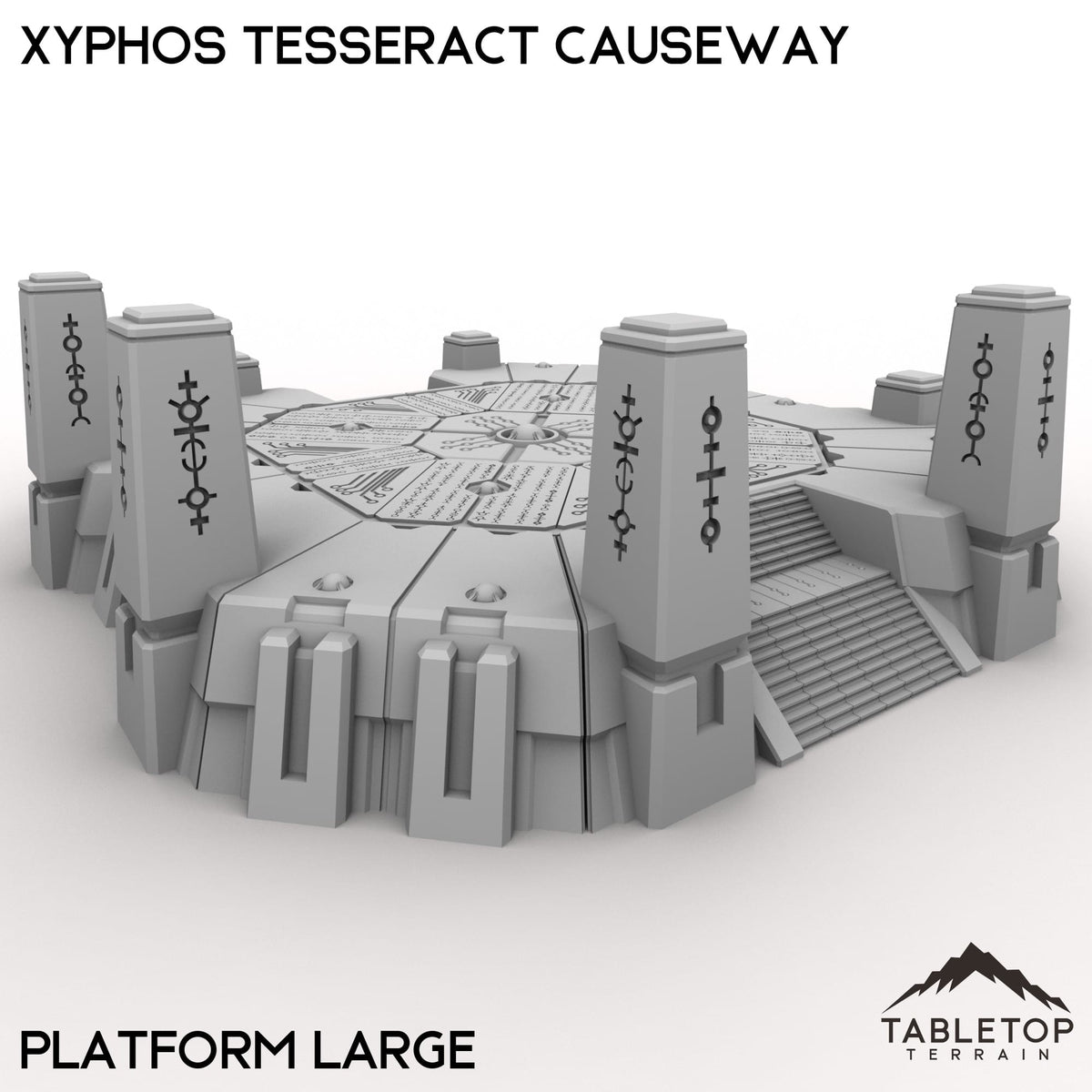 Tabletop Terrain Terrain 28/32mm / Platform Large Xyphos Tesseract Causeway