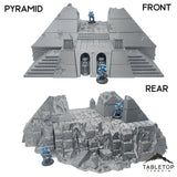 Tabletop Terrain Terrain 28/32mm / Pyramid Krotone in Flames