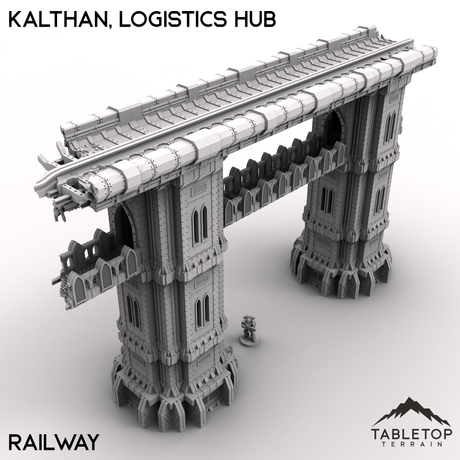 Tabletop Terrain Terrain 28/32mm / Railway Kalthan, Logistics Hub