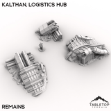 Tabletop Terrain Terrain 28/32mm / Remains Kalthan, Logistics Hub