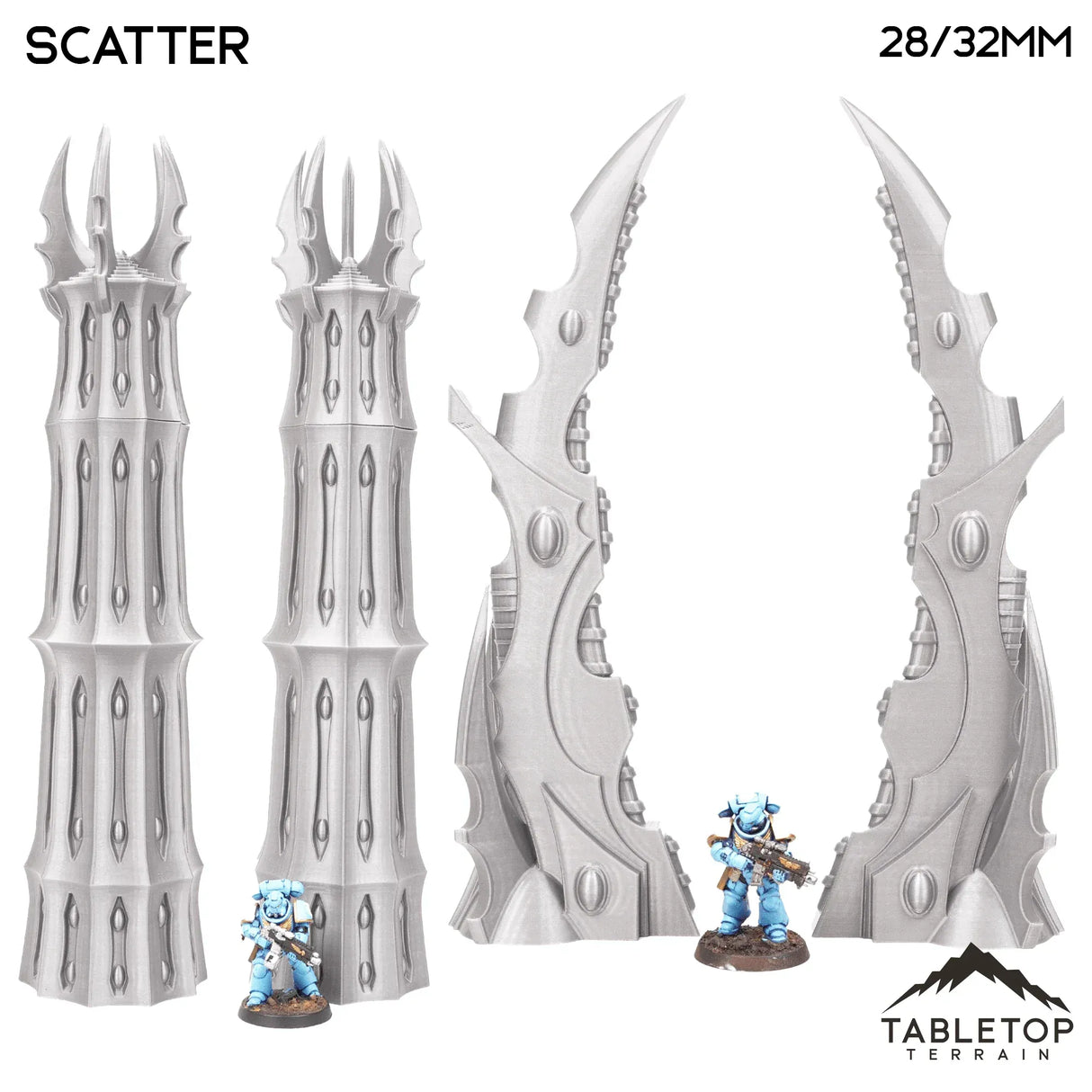 Tabletop Terrain Terrain 28/32mm / Scatter Arlengrad, Misty Star City