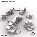 Tabletop Terrain Terrain 28/32mm / Set 2 The Pit Canyon