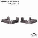 Tabletop Terrain Terrain 28/32mm / Set 6 Ethereal Dominion Walls