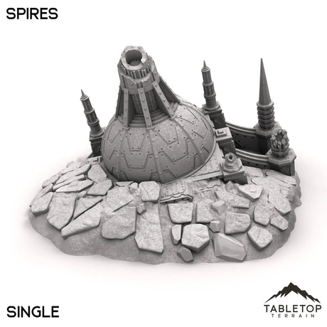 Tabletop Terrain Terrain 28/32mm / Single Spire Spires - Abyssal Redeemer Crashed Flagship