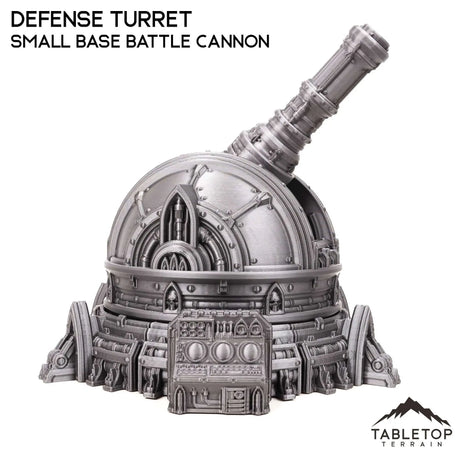 Tabletop Terrain Terrain 28/32mm / Small Base with Battle Cannon Defense Turret