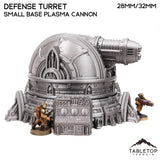 Tabletop Terrain Terrain 28/32mm / Small Base with Plasma Cannon Defense Turret
