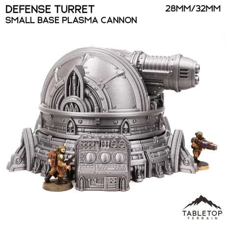 Tabletop Terrain Terrain 28/32mm / Small Base with Plasma Cannon Defense Turret