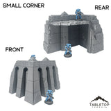 Tabletop Terrain Terrain 28/32mm / Small Corner Krotone in Flames