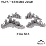 Tabletop Terrain Terrain 28/32mm / Small Ruins Tulipa, The Infested World