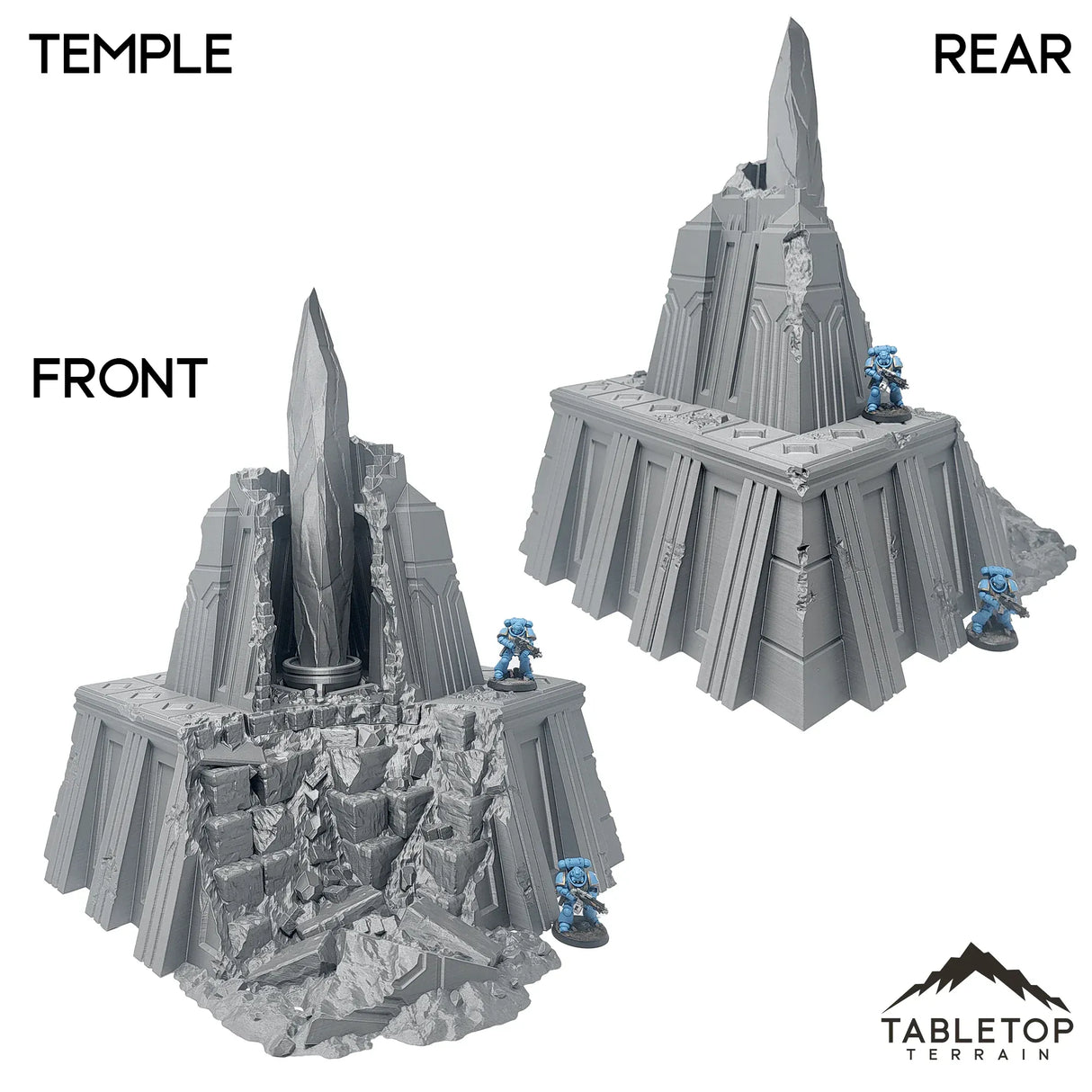 Tabletop Terrain Terrain 28/32mm / Temple Krotone in Flames