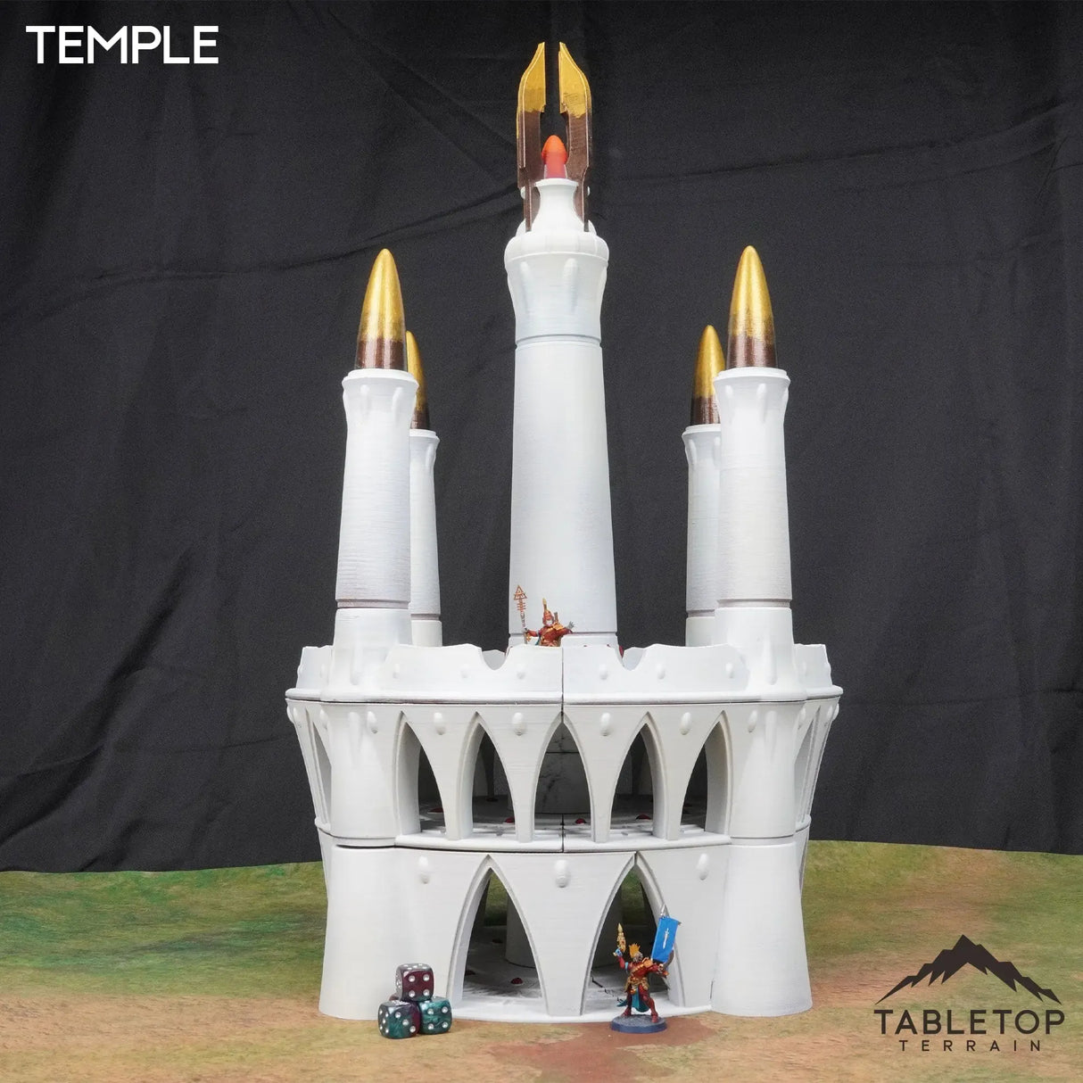 Tabletop Terrain Terrain 28/32mm / Temple Space Elves Temple - Lyntrath, Jungle Vestiges