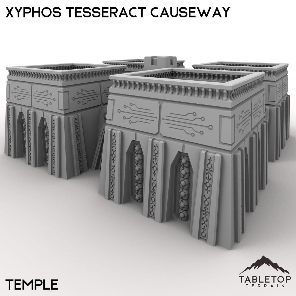Tabletop Terrain Terrain 28/32mm / Temple Xyphos Tesseract Causeway