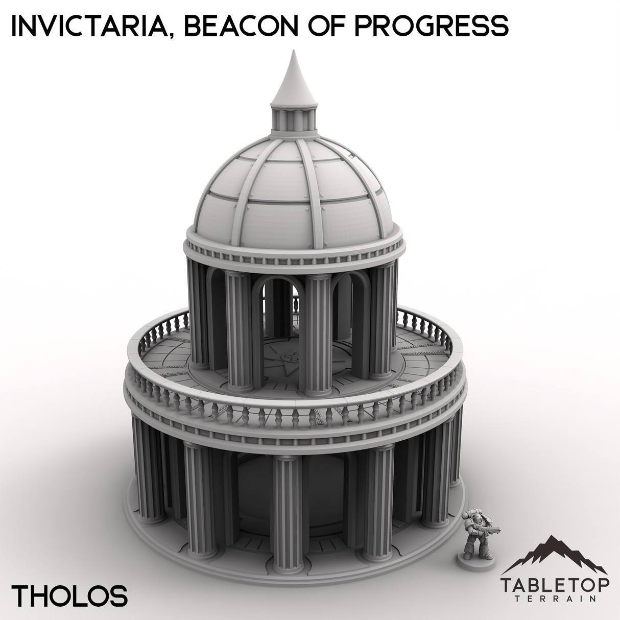 Tabletop Terrain Terrain 28/32mm / Tholos Invictaria, Beacon of Progress