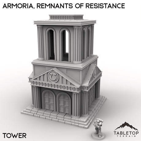 Tabletop Terrain Terrain 28/32mm / Tower Armoria, Remnants of Resistance