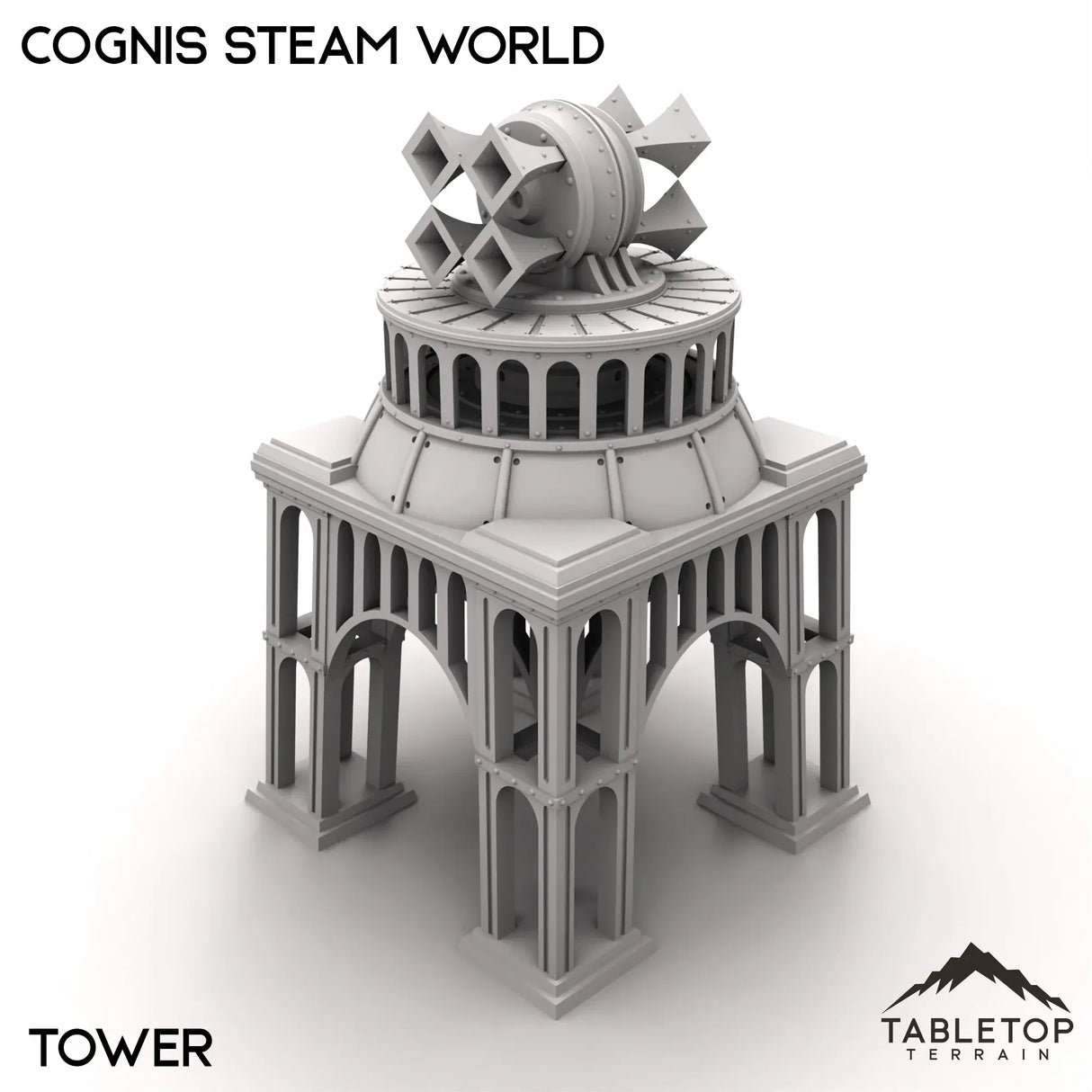 Tabletop Terrain Terrain 28/32mm / Tower Cognis Steam World