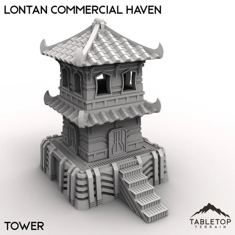 Tabletop Terrain Terrain 28/32mm / Tower Lontan Commercial Haven