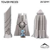 Tabletop Terrain Terrain 28/32mm / Tower Pieces Karnac, The Tomb Planet