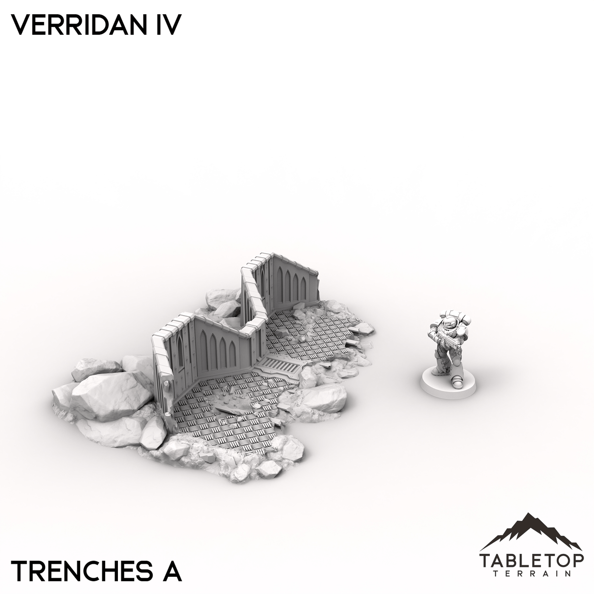 Tabletop Terrain Terrain 28/32mm / Trenches A Verridan IV