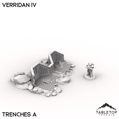 Tabletop Terrain Terrain 28/32mm / Trenches A Verridan IV