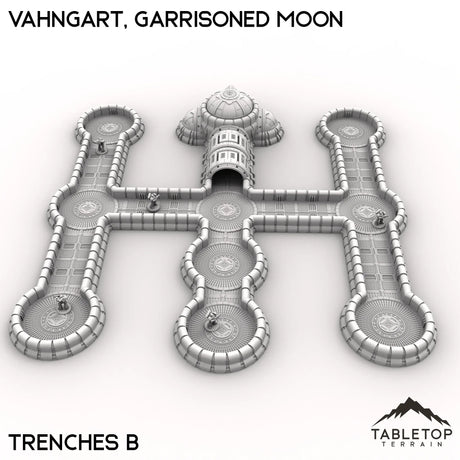 Tabletop Terrain Terrain 28/32mm / Trenches B Vahngart, Garrisoned Moon