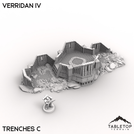 Tabletop Terrain Terrain 28/32mm / Trenches C Verridan IV