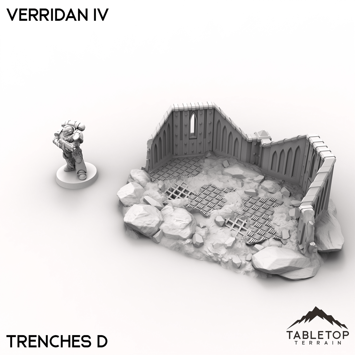 Tabletop Terrain Terrain 28/32mm / Trenches D Verridan IV