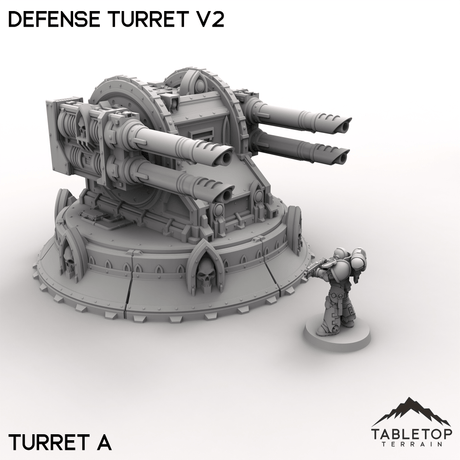 Tabletop Terrain Terrain 28/32mm / Turret A Defense Turret V2