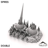 Tabletop Terrain Terrain 28/32mm / Twin Spires Spires - Abyssal Redeemer Crashed Flagship