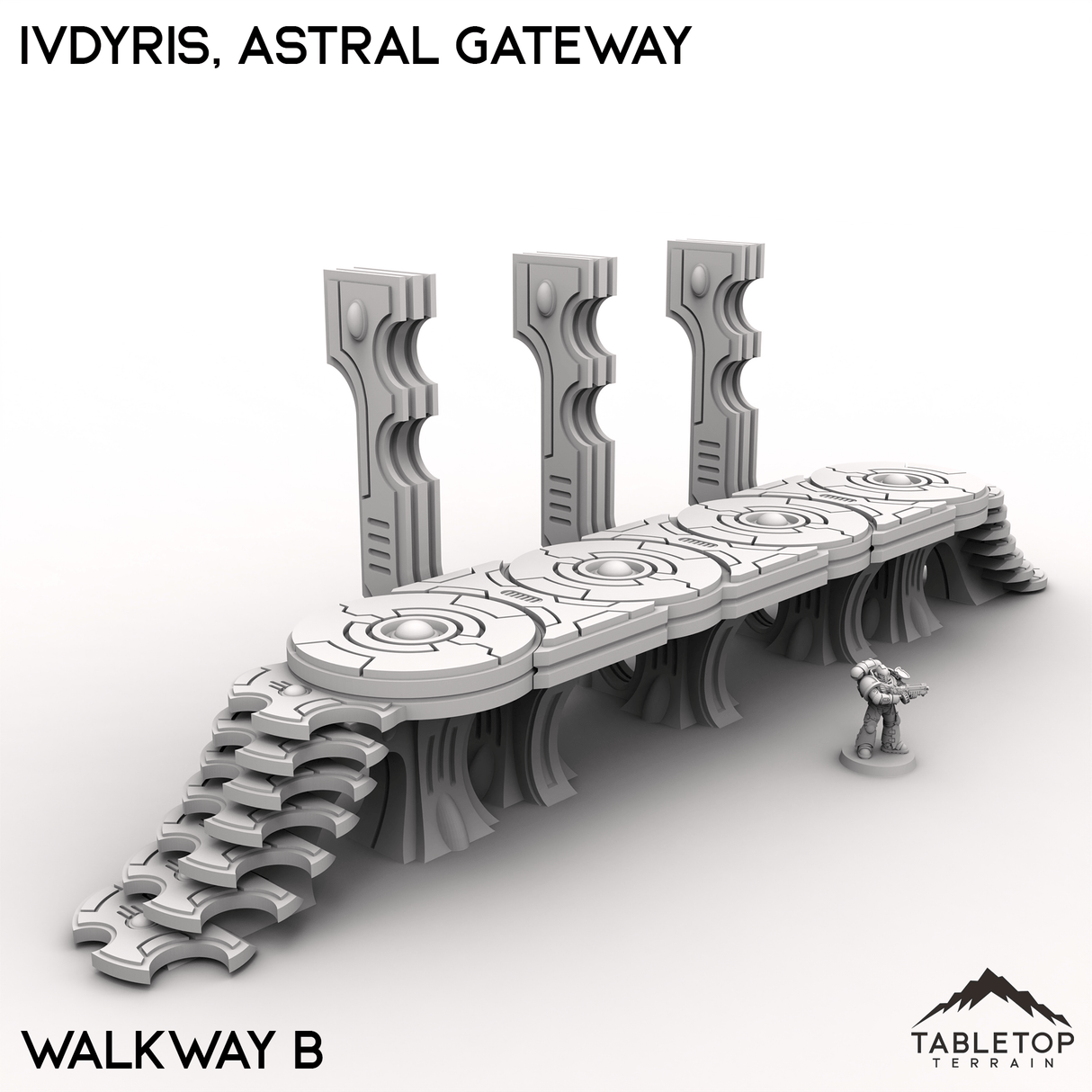 Tabletop Terrain Terrain 28/32mm / Walkway B Ivdyris, Astral Gateway