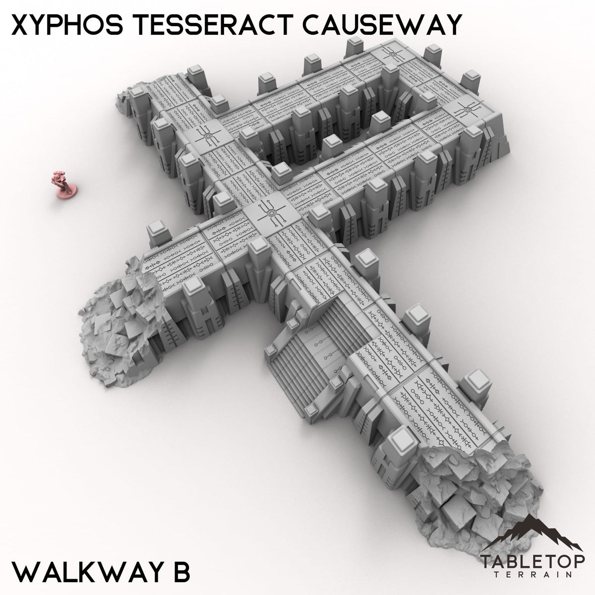 Tabletop Terrain Terrain 28/32mm / Walkway B Xyphos Tesseract Causeway