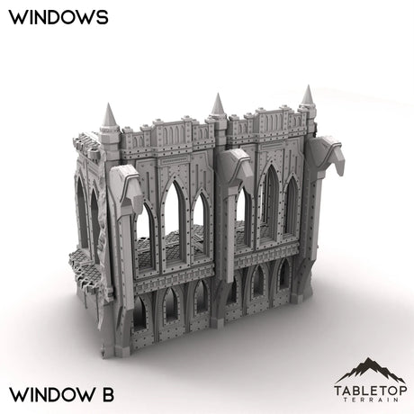 Tabletop Terrain Terrain 28/32mm / Windows B Windows - Abyssal Redeemer Crashed Flagship
