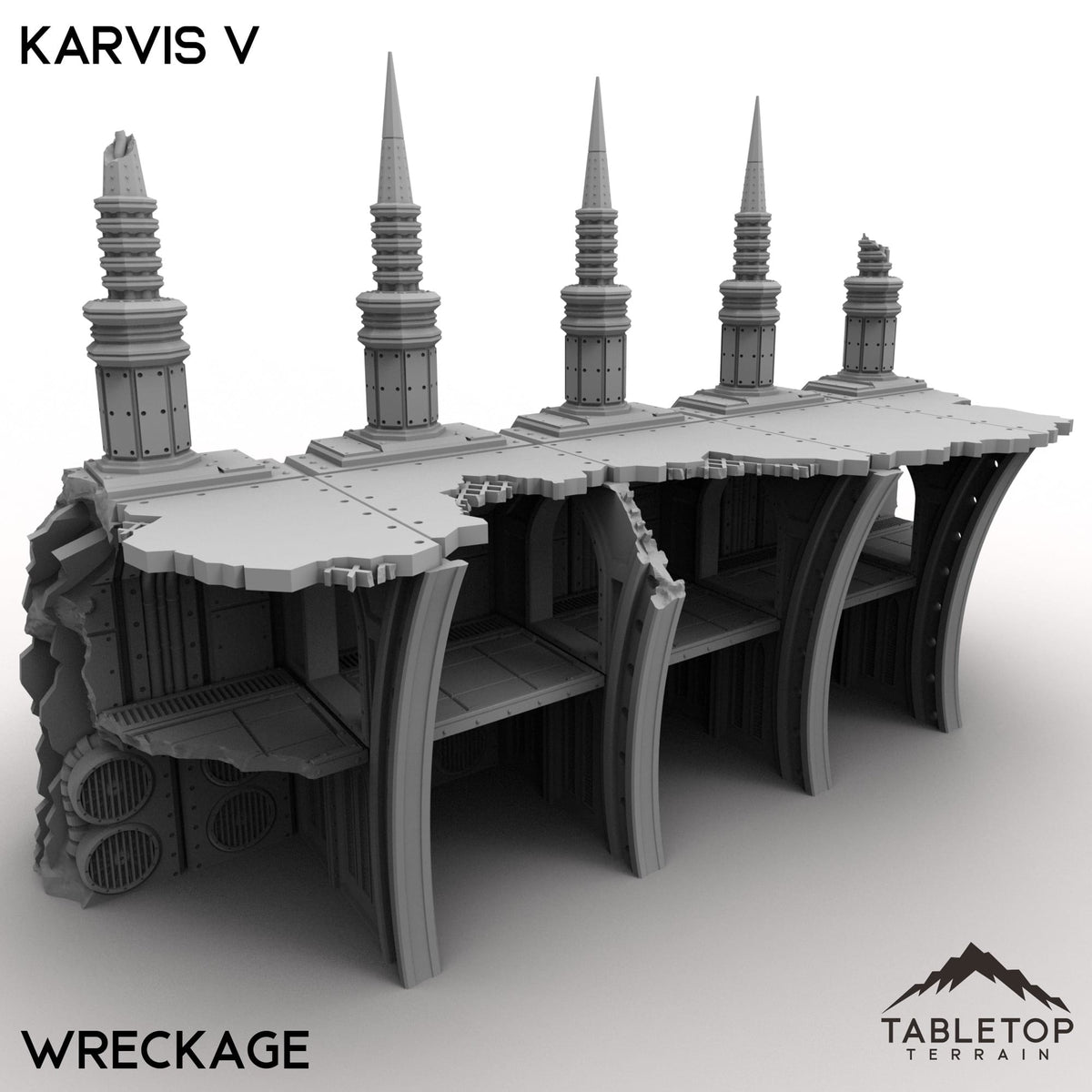 Tabletop Terrain Terrain 28/32mm / Wreckage Karvis V
