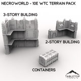 Tabletop Terrain Terrain 3-Story Ruins NecroWorld - 10e WTC Terrain Pack