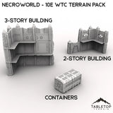 Tabletop Terrain Terrain 3-Story Ruins NecroWorld - WTC compatible Terrain Pack