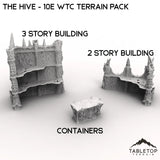 Tabletop Terrain Terrain 3-Story Ruins The Hive - WTC compatible Terrain Pack
