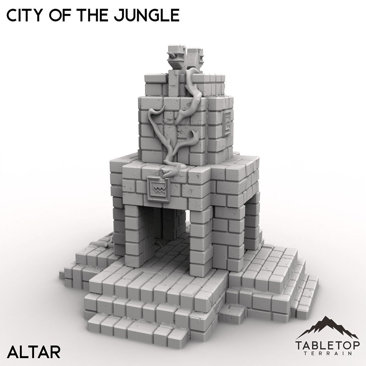 Tabletop Terrain Terrain 32mm / Altar City of the Jungle