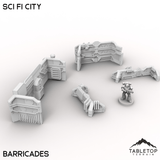 Tabletop Terrain Terrain 32mm / Barricades Sci Fi City