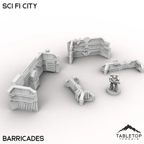 Tabletop Terrain Terrain 32mm / Barricades Sci Fi City