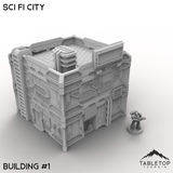 Tabletop Terrain Terrain 32mm / Building 1 Sci Fi City