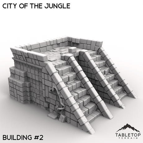 Tabletop Terrain Terrain 32mm / Building 2 City of the Jungle