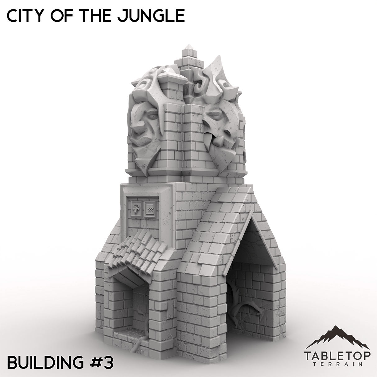 Tabletop Terrain Terrain 32mm / Building 3 City of the Jungle