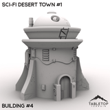 Tabletop Terrain Terrain 32mm / Building 4 Sci-Fi Desert Town #1