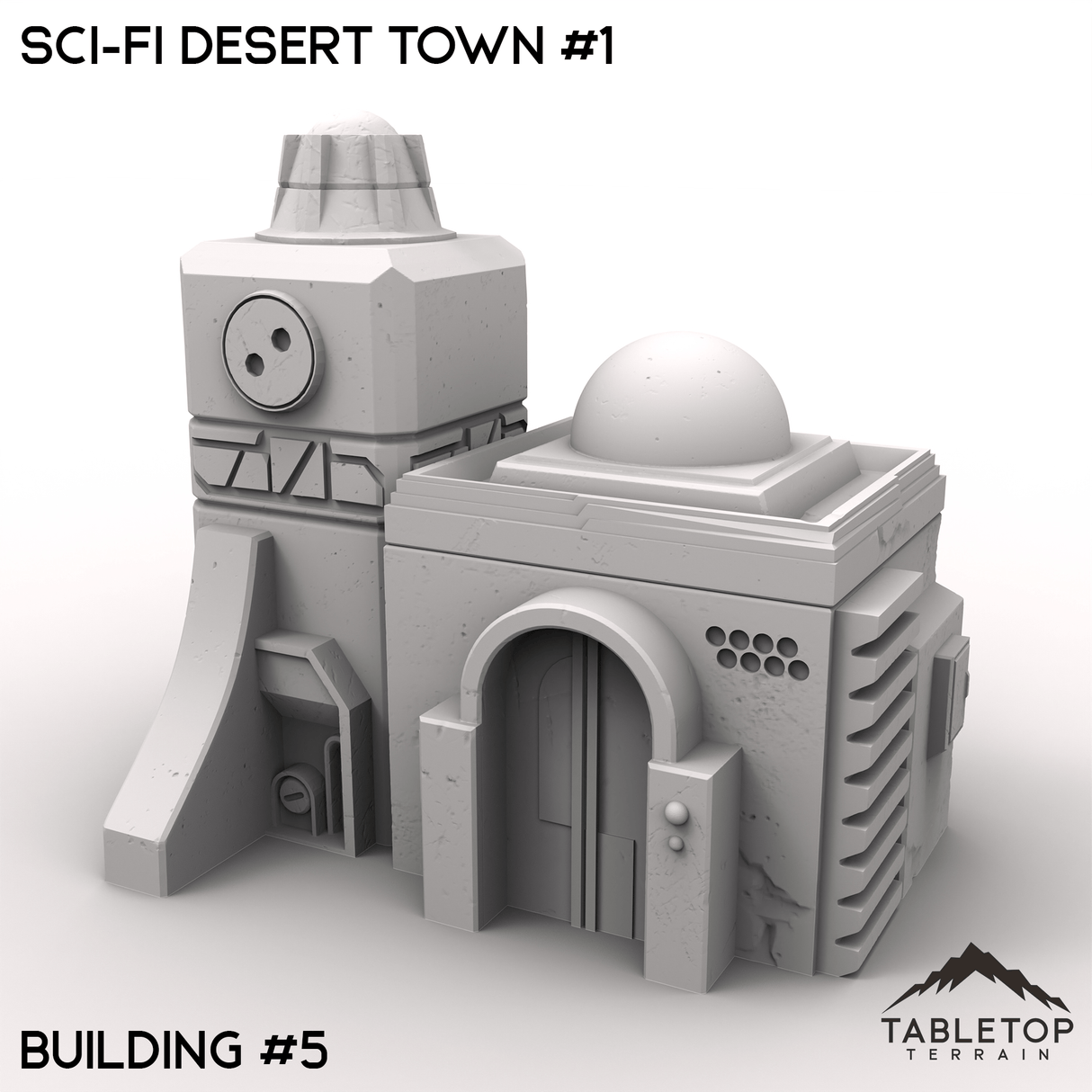 Tabletop Terrain Terrain 32mm / Building 5 Sci-Fi Desert Town #1