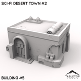 Tabletop Terrain Terrain 32mm / Building 5 Sci-Fi Desert Town #2