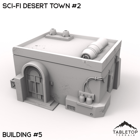 Tabletop Terrain Terrain 32mm / Building 5 Sci-Fi Desert Town #2