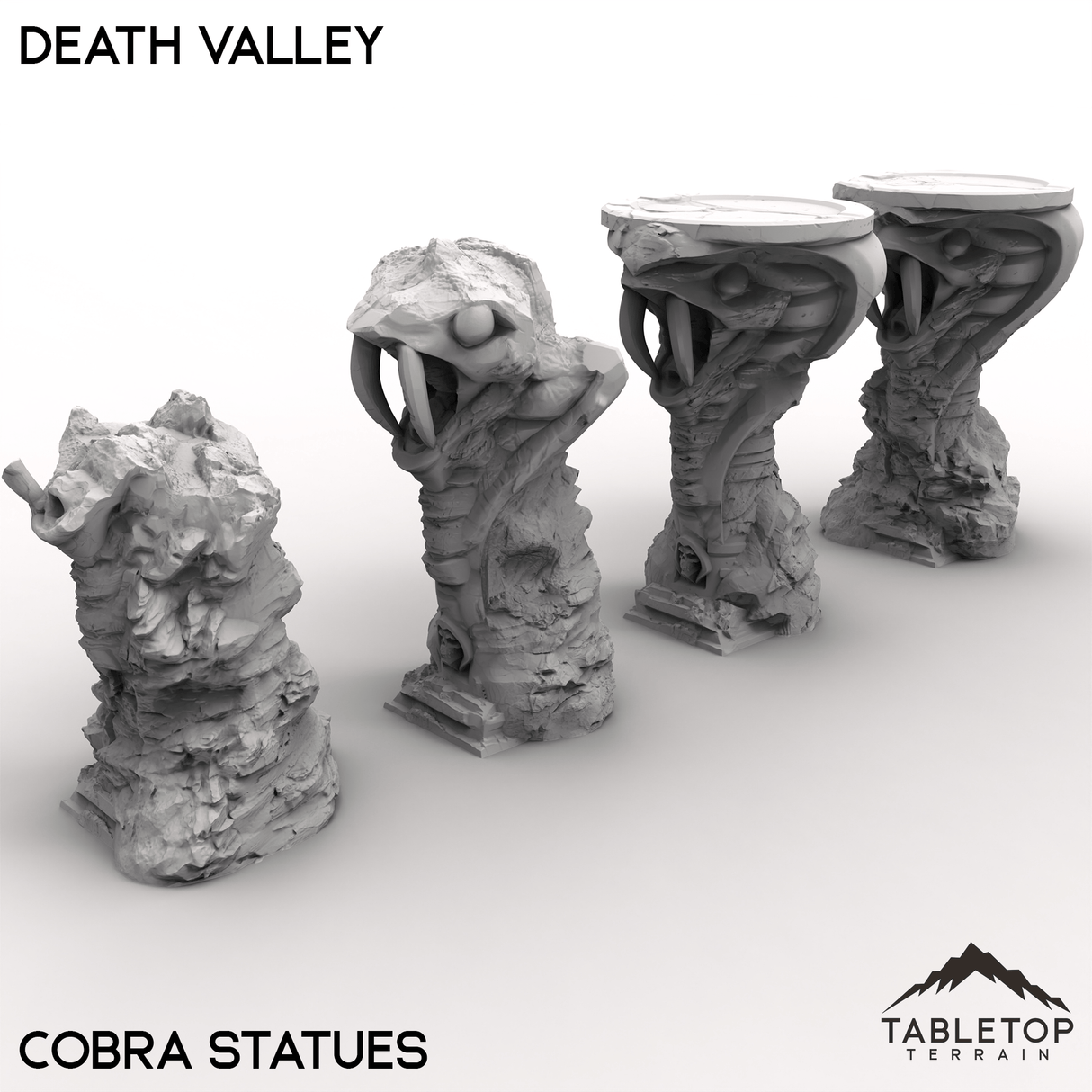 Tabletop Terrain Terrain 32mm / Cobra Statues Death Valley