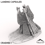 Tabletop Terrain Terrain 32mm / Crashed Capsule 1 Landing Capsules