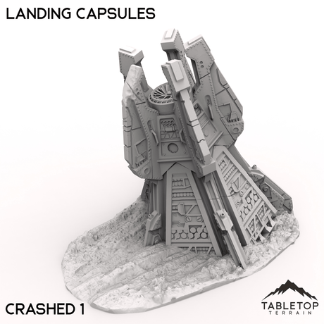 Tabletop Terrain Terrain 32mm / Crashed Capsule 1 Landing Capsules